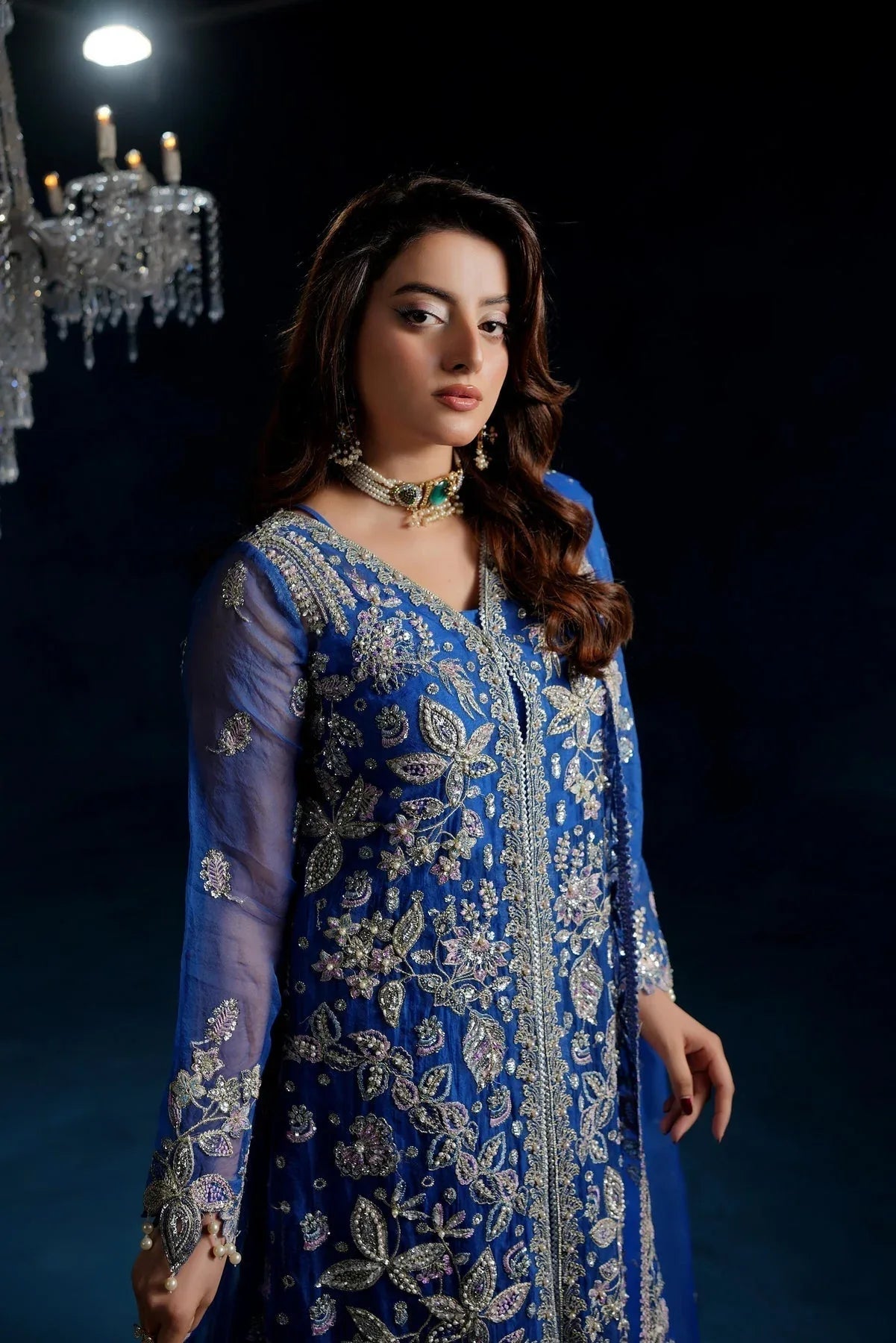 Maryams | Tabeer Luxury Collection | HAREEMA  TBR-8011 - Aqsa Fabrics