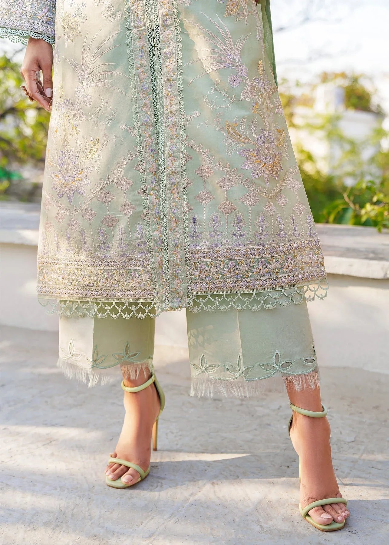 Akbar Aslam | Pret Lawn | CHARME - Aqsa Fabrics