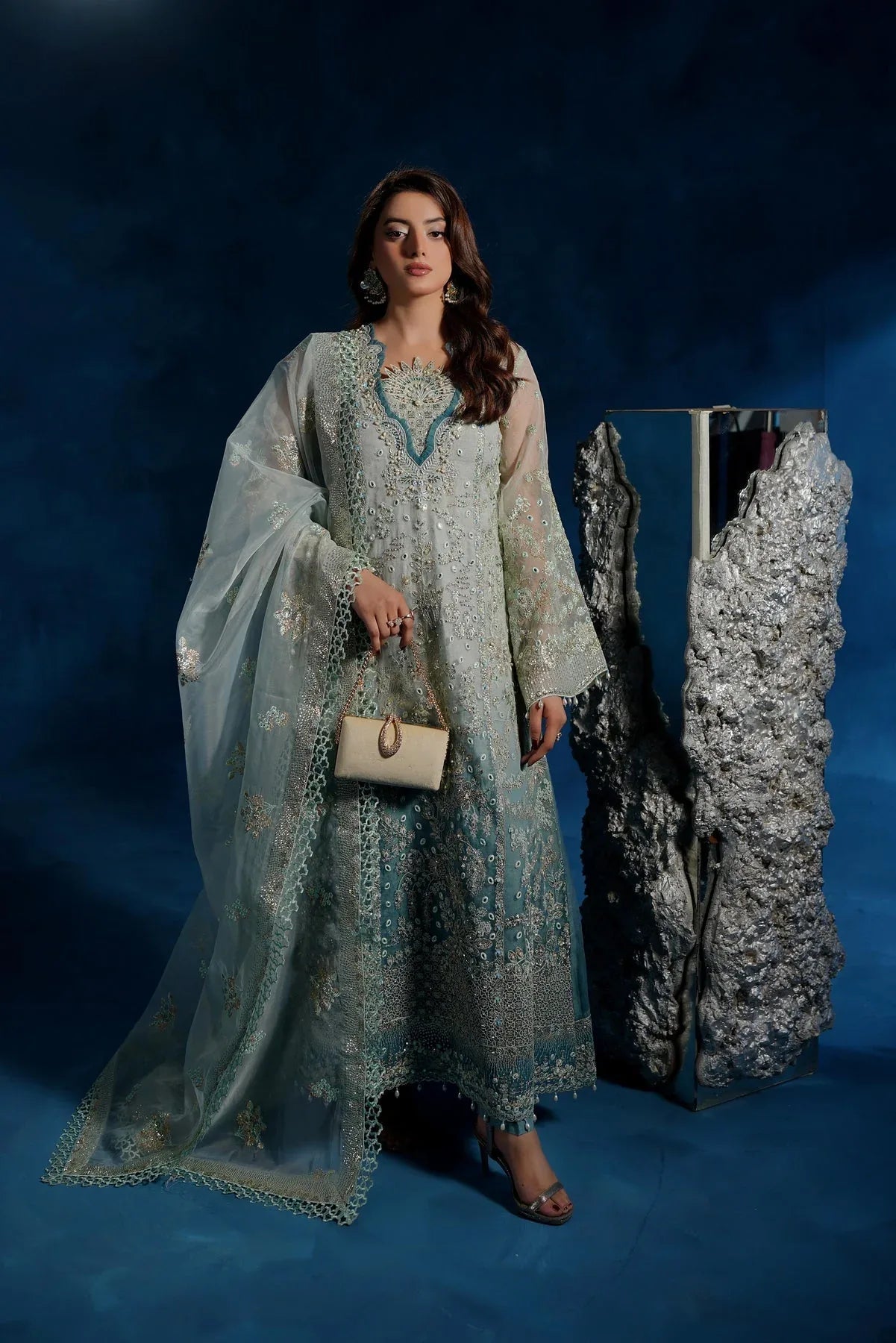 Maryams | Tabeer Luxury Collection | FEHREEN  TBR-8013 - Aqsa Fabrics