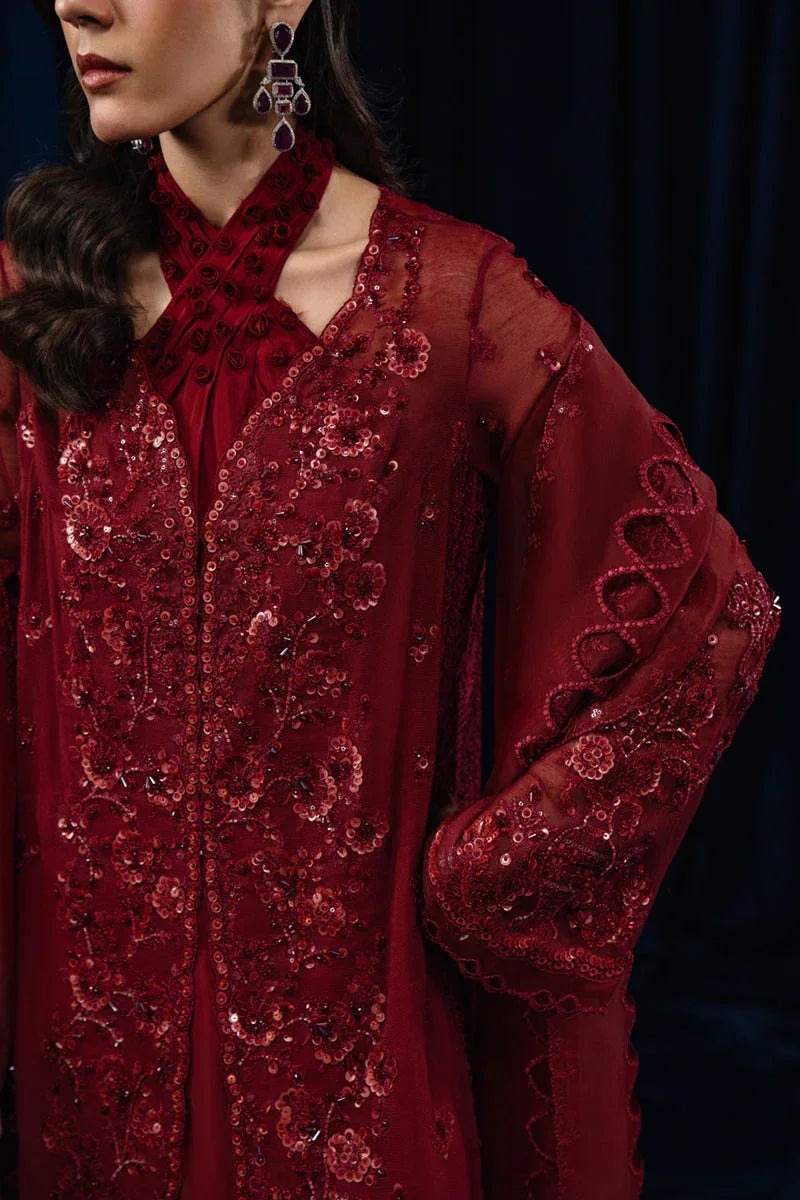 Qalamkar | Luxe Pret | CR-04 RIYA - Aqsa Fabrics