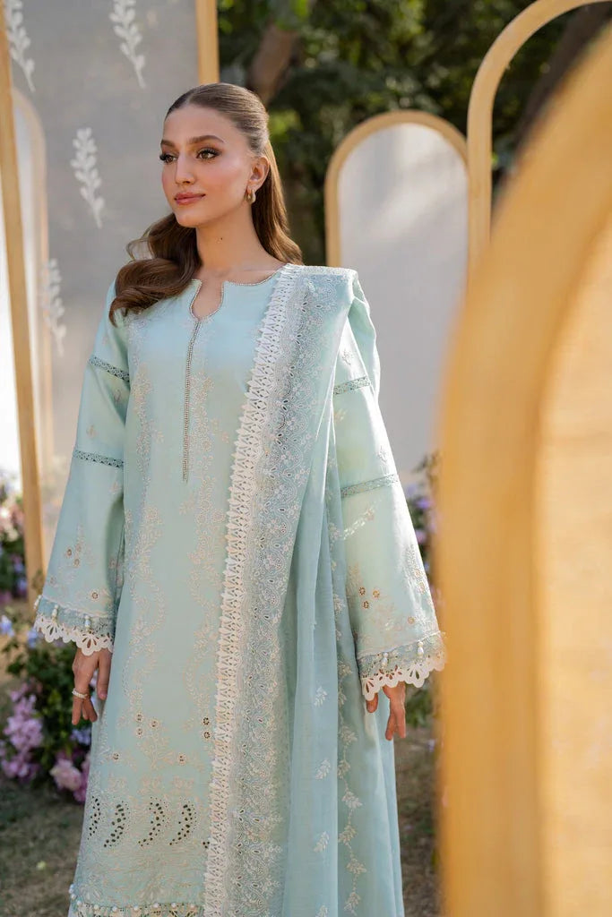 Florent | Chikankari Eid 25 | FLC-1A - Aqsa Fabrics