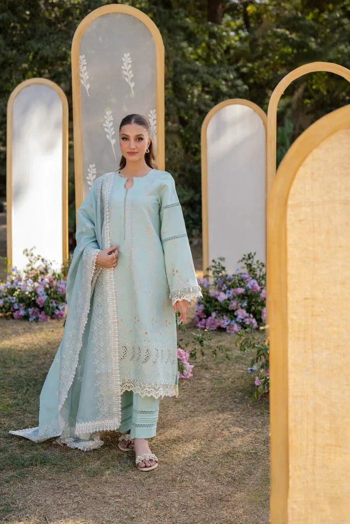 Florent | Chikankari Eid 25 | FLC-1A - Aqsa Fabrics