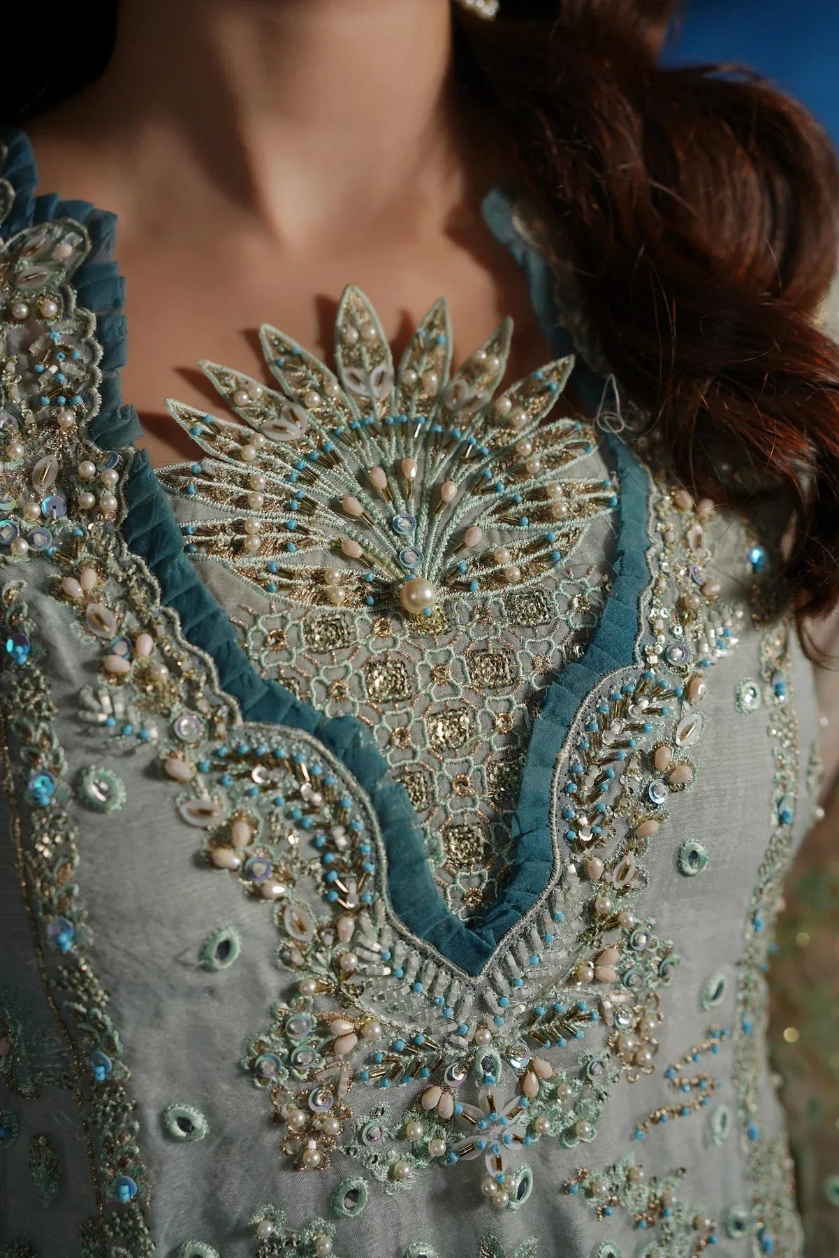 Maryams | Tabeer Luxury Collection | FEHREEN  TBR-8013 - Aqsa Fabrics