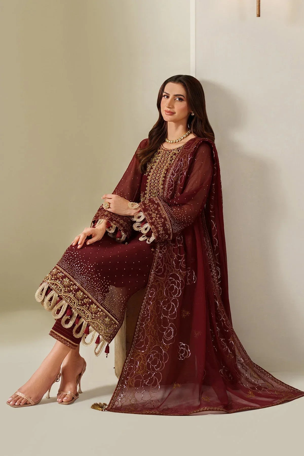 Alizeh | Reena Handmade 25 | AF-HM-4047-Kavya - Aqsa Fabrics