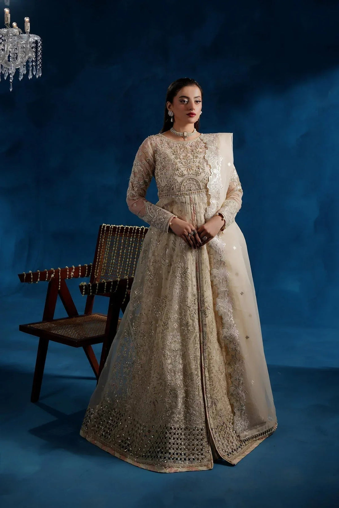 Maryams | Tabeer Luxury Collection | NAZMAIRA  TBR-8015 - Aqsa Fabrics