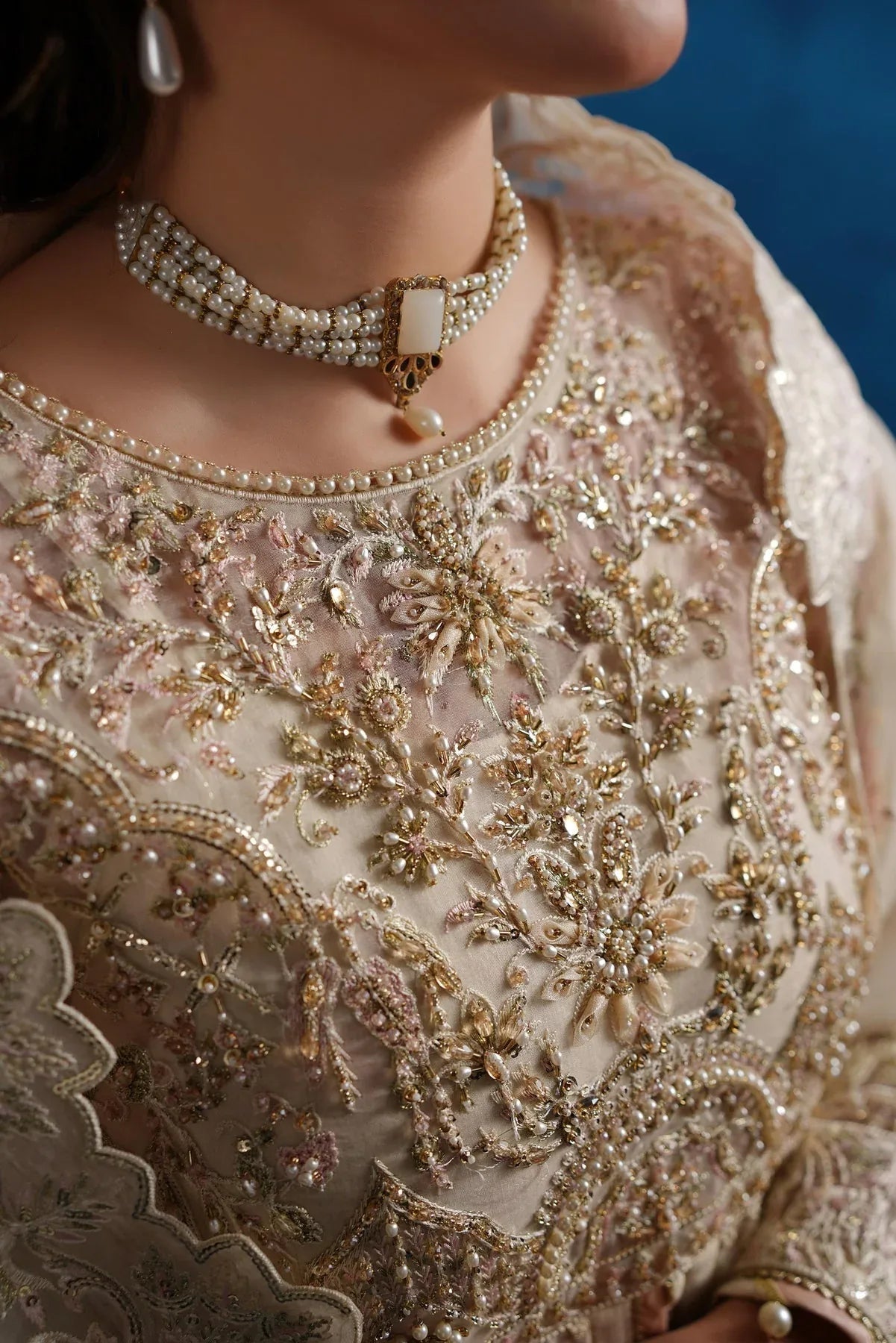 Maryams | Tabeer Luxury Collection | NAZMAIRA  TBR-8015 - Aqsa Fabrics