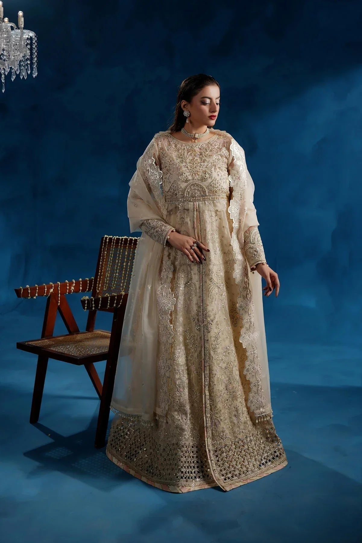 Maryams | Tabeer Luxury Collection | NAZMAIRA  TBR-8015 - Aqsa Fabrics