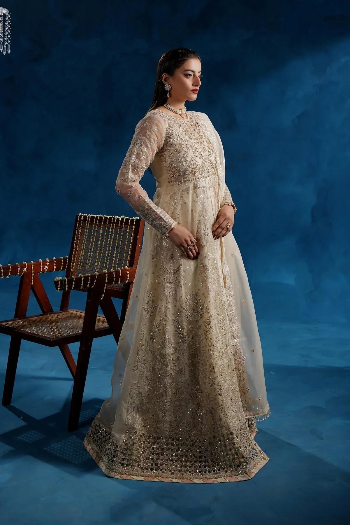 Maryams | Tabeer Luxury Collection | NAZMAIRA  TBR-8015 - Aqsa Fabrics