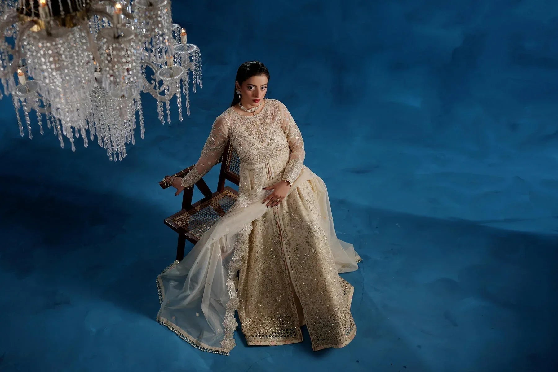 Maryams | Tabeer Luxury Collection | NAZMAIRA  TBR-8015 - Aqsa Fabrics
