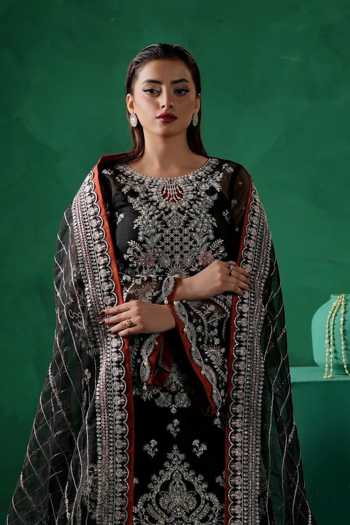 Maryams | Tabeer Luxury Collection | SARLEEN  TBR-8014 - Aqsa Fabrics