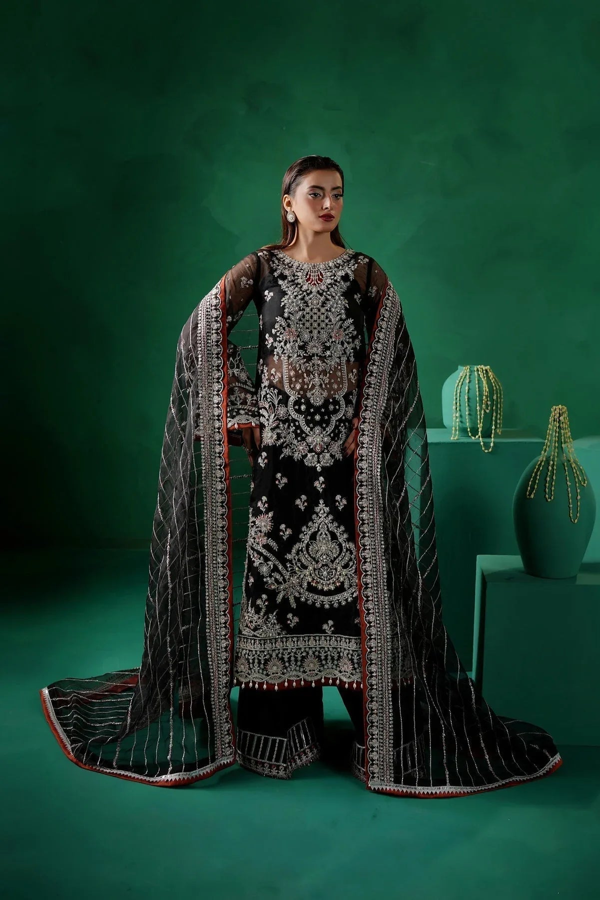 Maryams | Tabeer Luxury Collection | SARLEEN  TBR-8014 - Aqsa Fabrics
