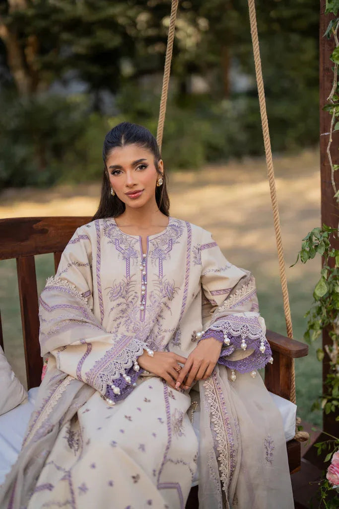 Florent | Chikankari Eid 25 | FLC- 3B - Aqsa Fabrics