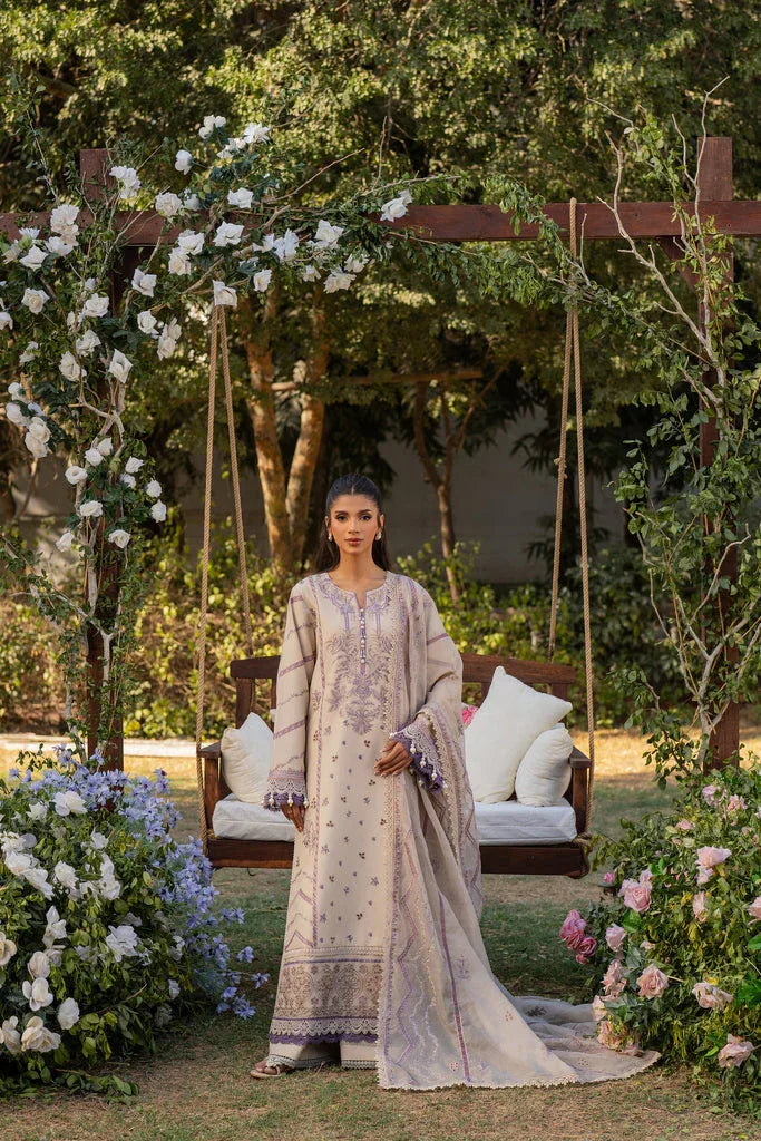 Florent | Chikankari Eid 25 | FLC- 3B - Aqsa Fabrics