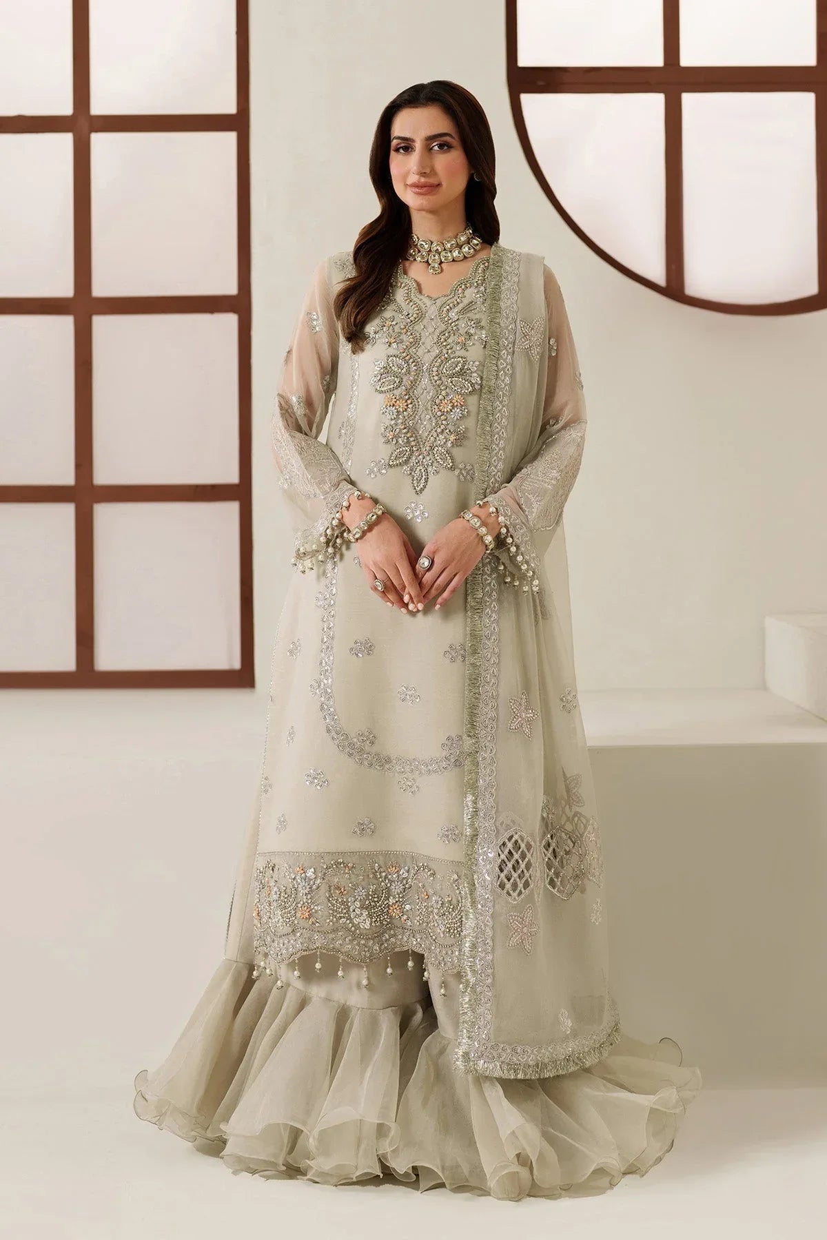 Alizeh | Reena Handmade 25 | AF-HM-4048-Nashmia - Aqsa Fabrics