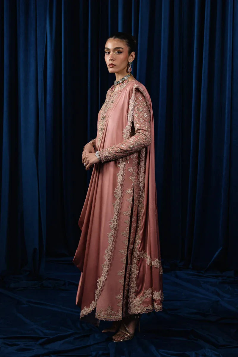 Qalamkar | Luxe Pret | CR-01 NYLA - Aqsa Fabrics