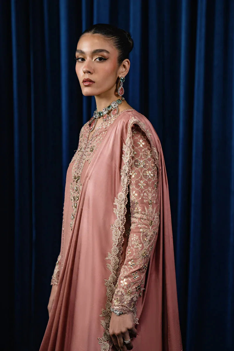 Qalamkar | Luxe Pret | CR-01 NYLA - Aqsa Fabrics