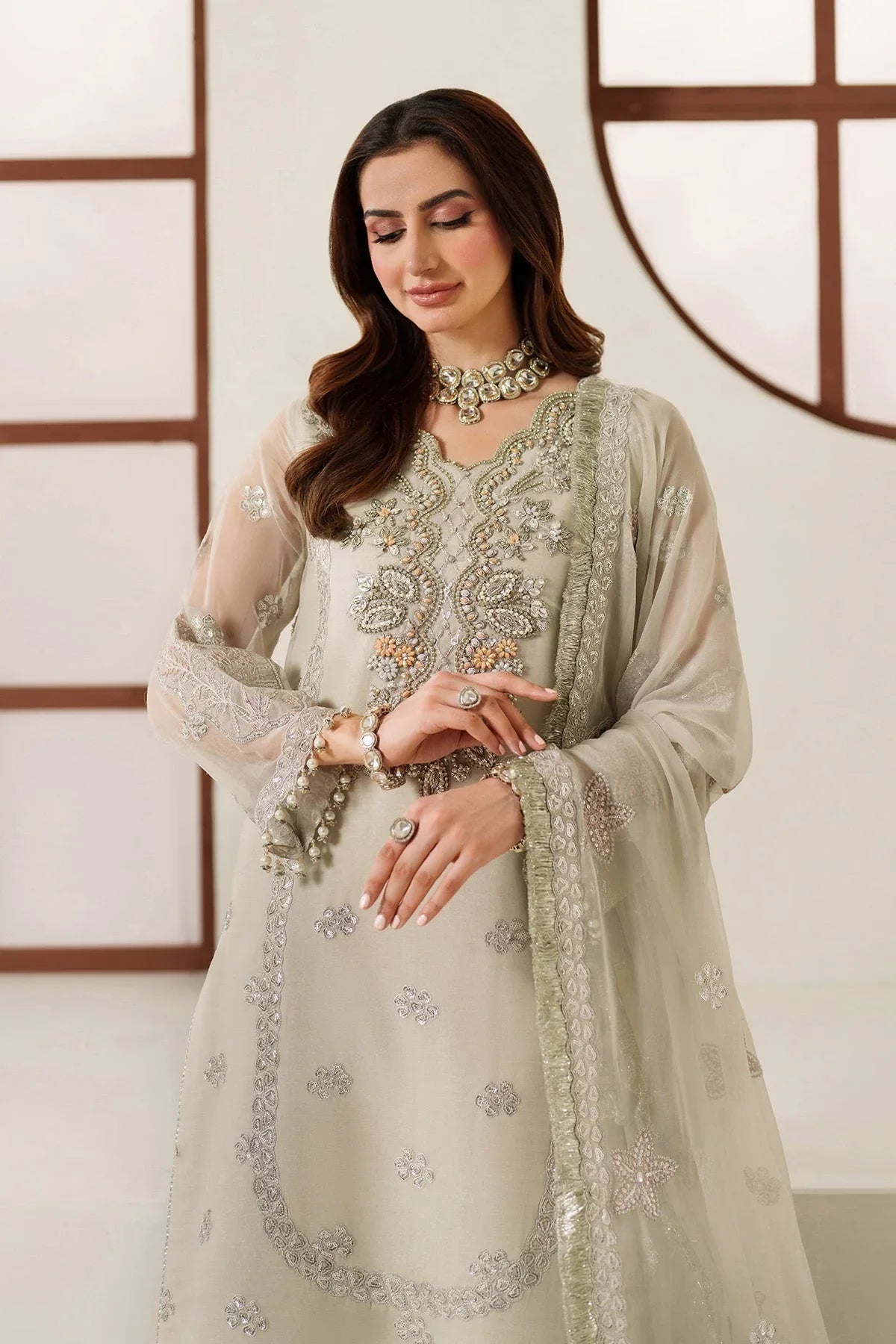Alizeh | Reena Handmade 25 | AF-HM-4048-Nashmia - Aqsa Fabrics