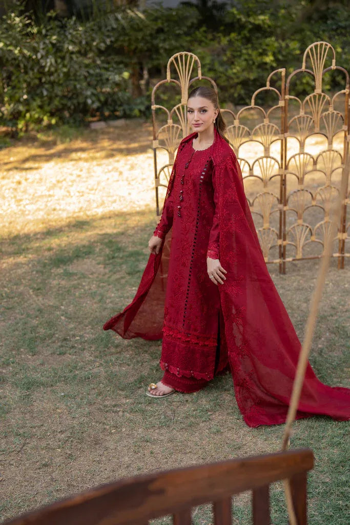 Florent | Chikankari Eid 25 | FLC- 4B - Aqsa Fabrics