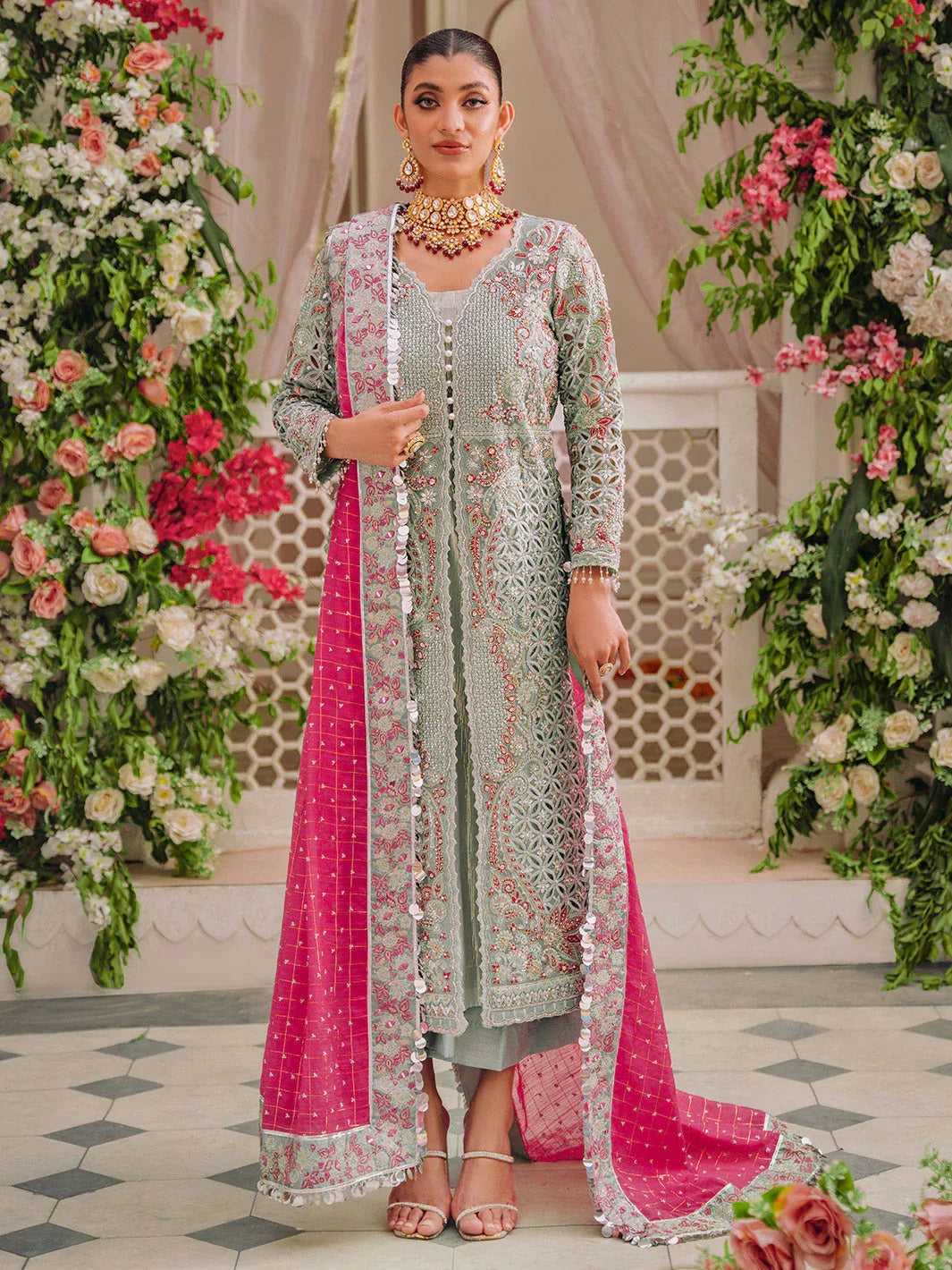 Faiza Faisal | Heeriye Luxury Formals | Alaya - Aqsa Fabrics