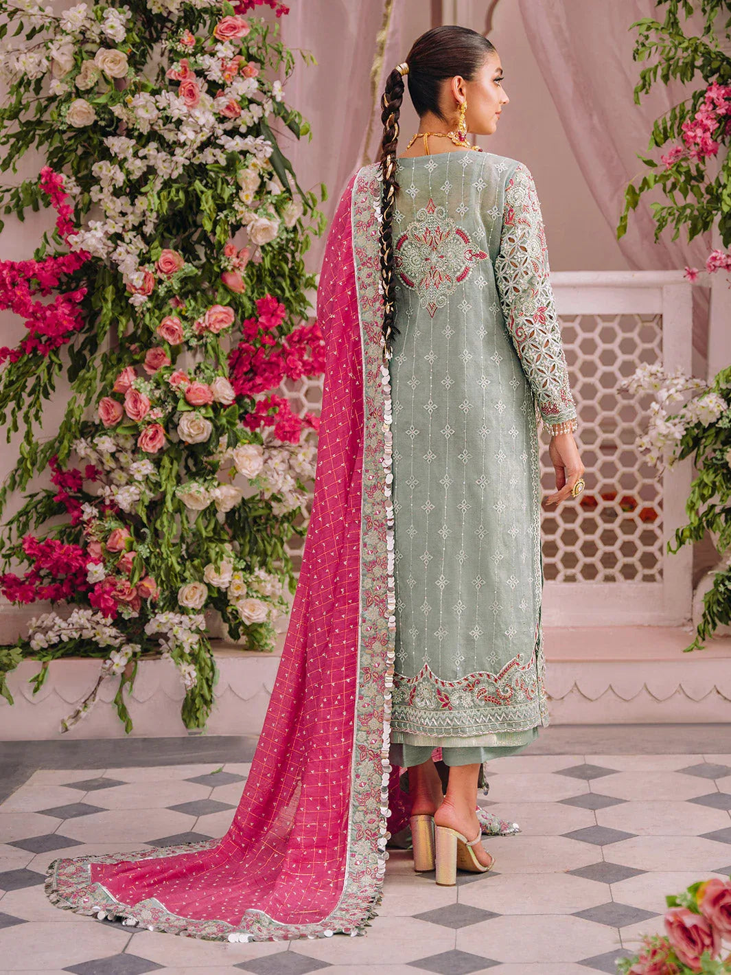 Faiza Faisal | Heeriye Luxury Formals | Alaya - Aqsa Fabrics
