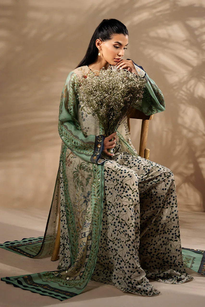 Sania Maskatiya | Fall Festive Glimmer | Hana - Aqsa Fabrics