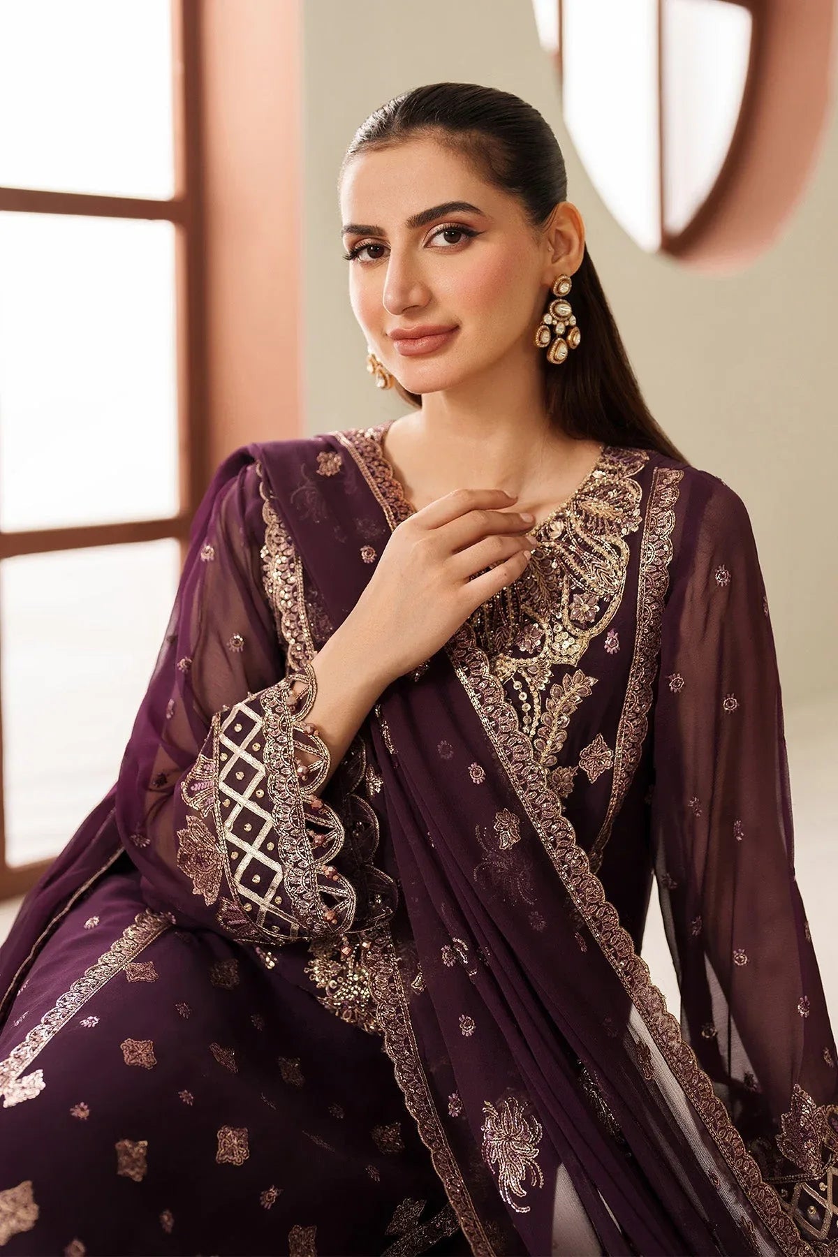 Alizeh | Reena Handmade 25 | AF-HM-4053-Tehwar - Aqsa Fabrics