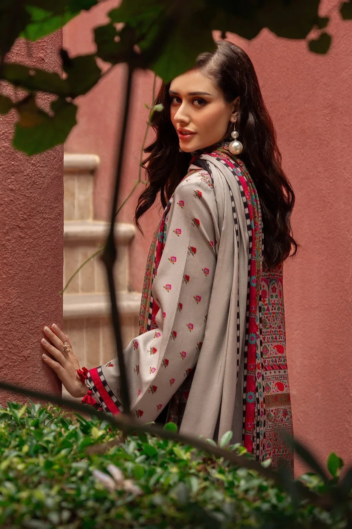 Charizma | C Prints Winter 25 |  3-PC Unstitched Printed Linen Collection CPW5-01 - Aqsa Fabrics