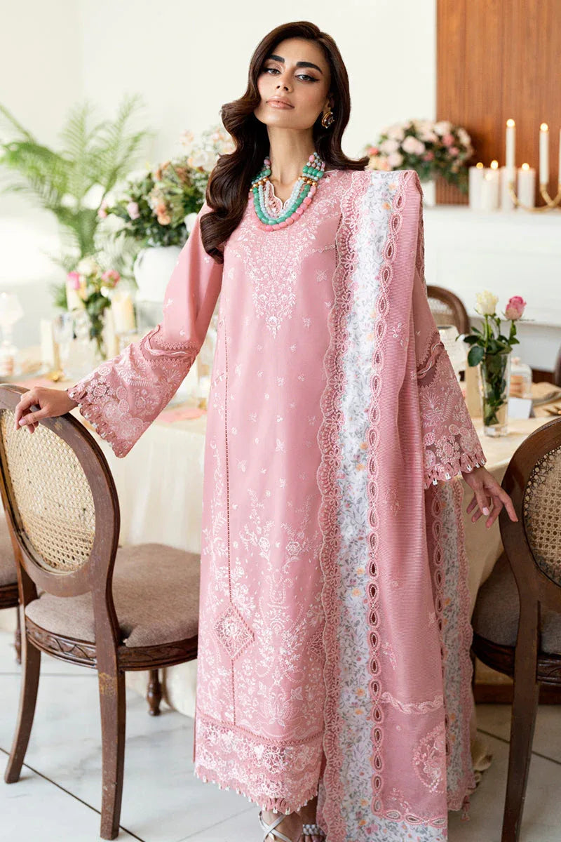 Qalamkar | Chikankari Lawn 25' | CS-05 Ruvina - Aqsa Fabrics