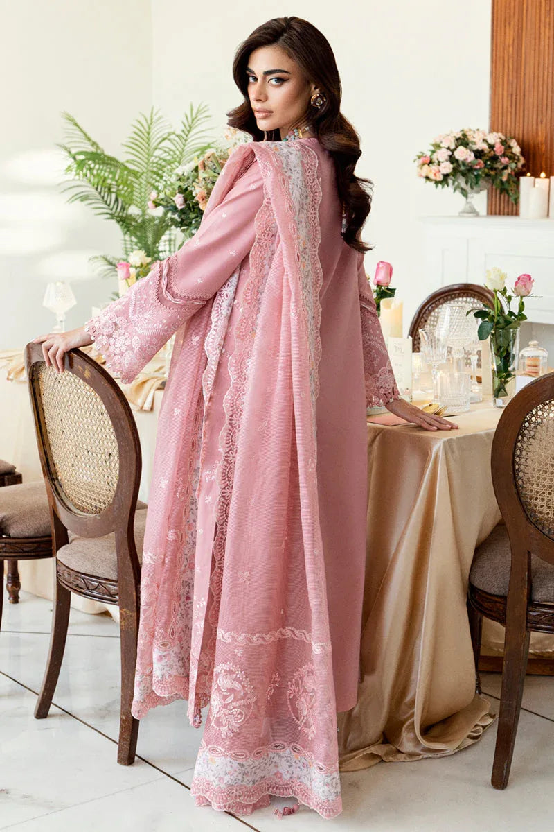 Qalamkar | Chikankari Lawn 25' | CS-05 Ruvina - Aqsa Fabrics