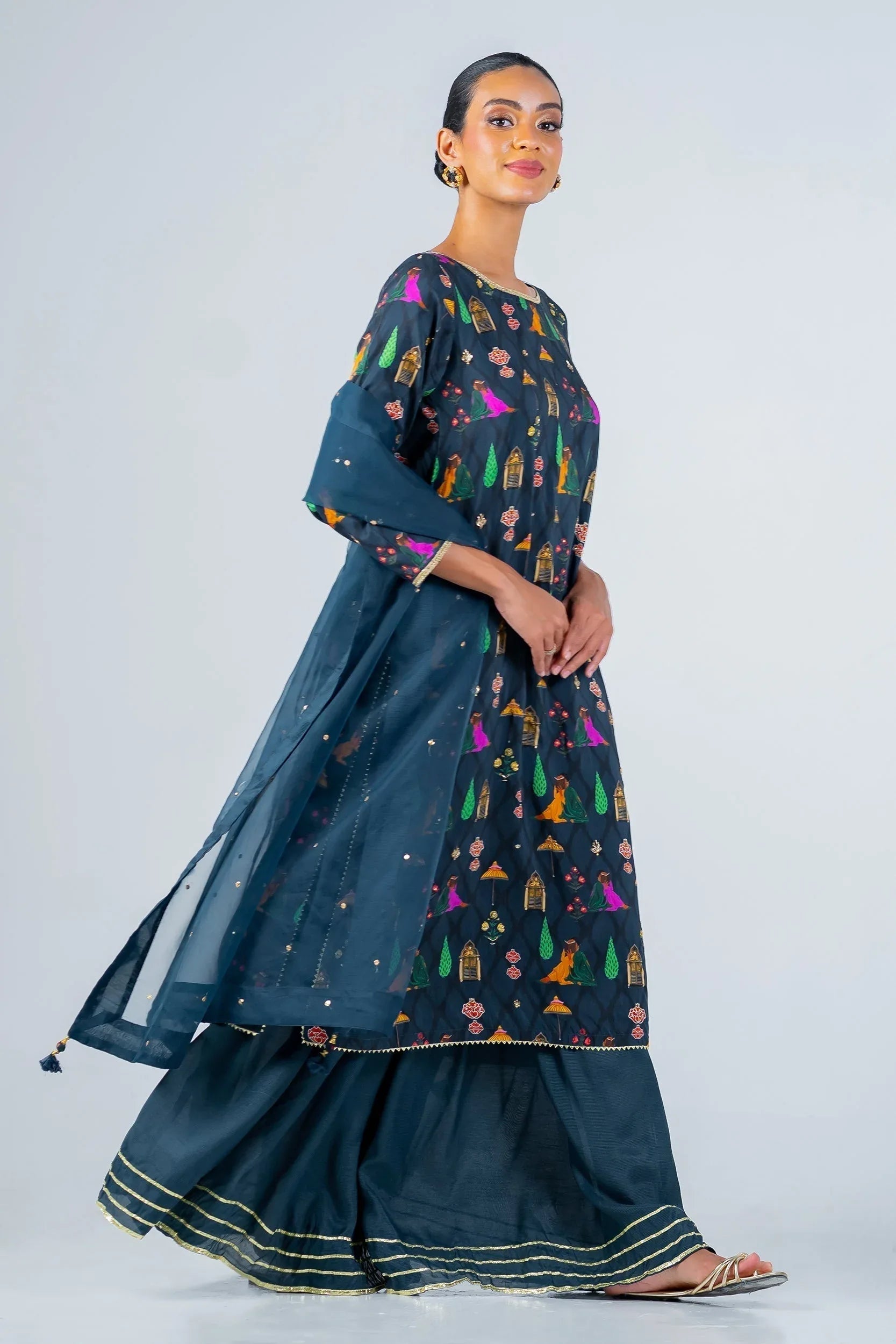 Ego | Diva Premium | KHIRKI 3 PIECE - Aqsa Fabrics