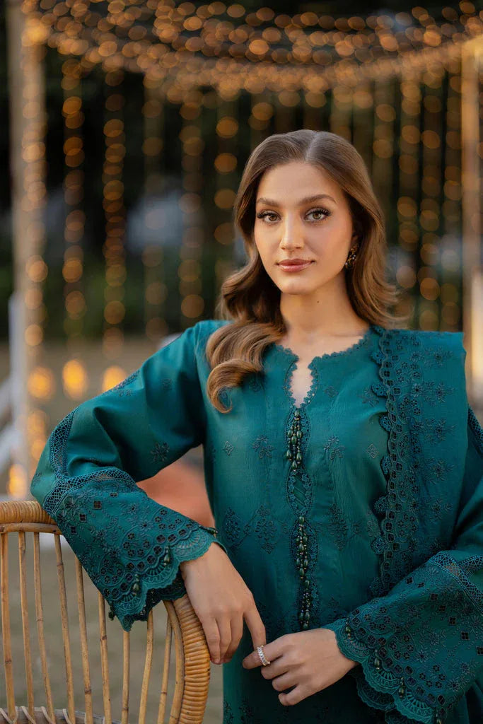 Florent | Chikankari Eid 25 | FLC- 8A - Aqsa Fabrics
