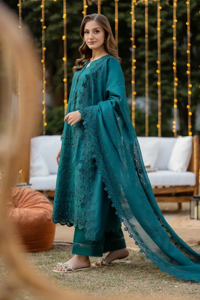 Florent | Chikankari Eid 25 | FLC- 8A - Aqsa Fabrics