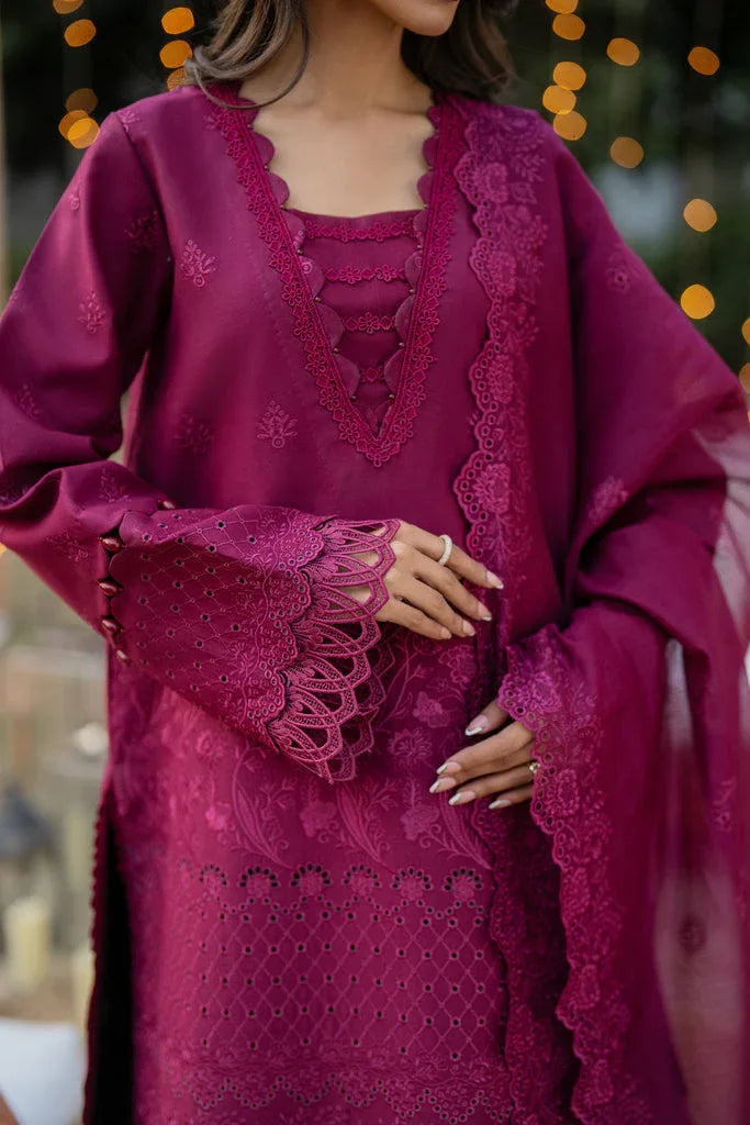 Florent | Chikankari Eid 25 | FLC- 5A - Aqsa Fabrics
