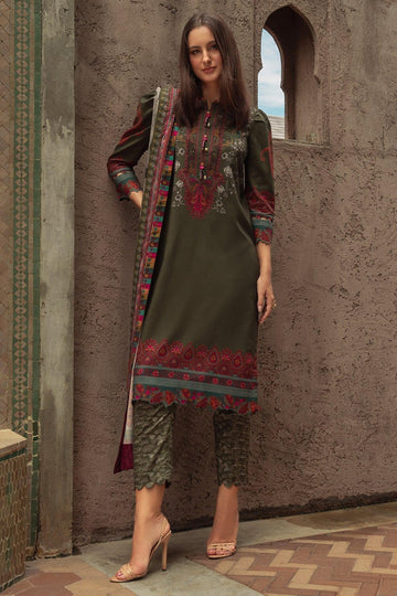 Charizma | C Prints Winter 25 |  3-PC Unstitched Printed Linen Collection CPW5-05 - Aqsa Fabrics