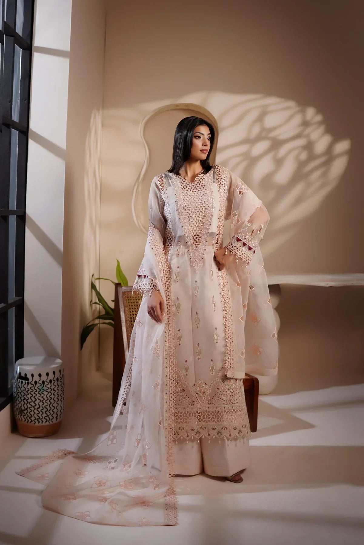Maryams | Noir Luxe | SAMIRA-NOR-1404 - Aqsa Fabrics