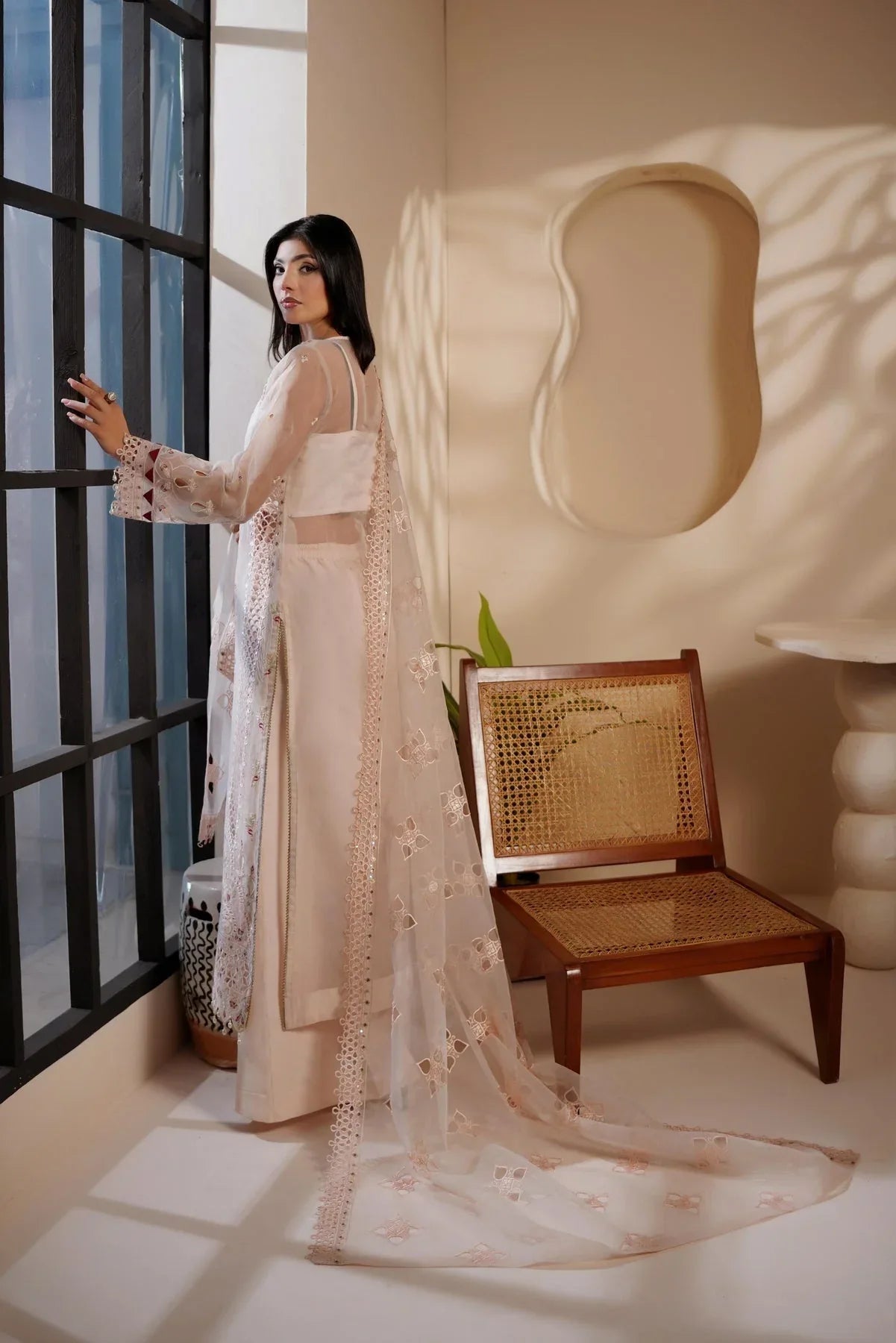 Maryams | Noir Luxe | SAMIRA-NOR-1404 - Aqsa Fabrics