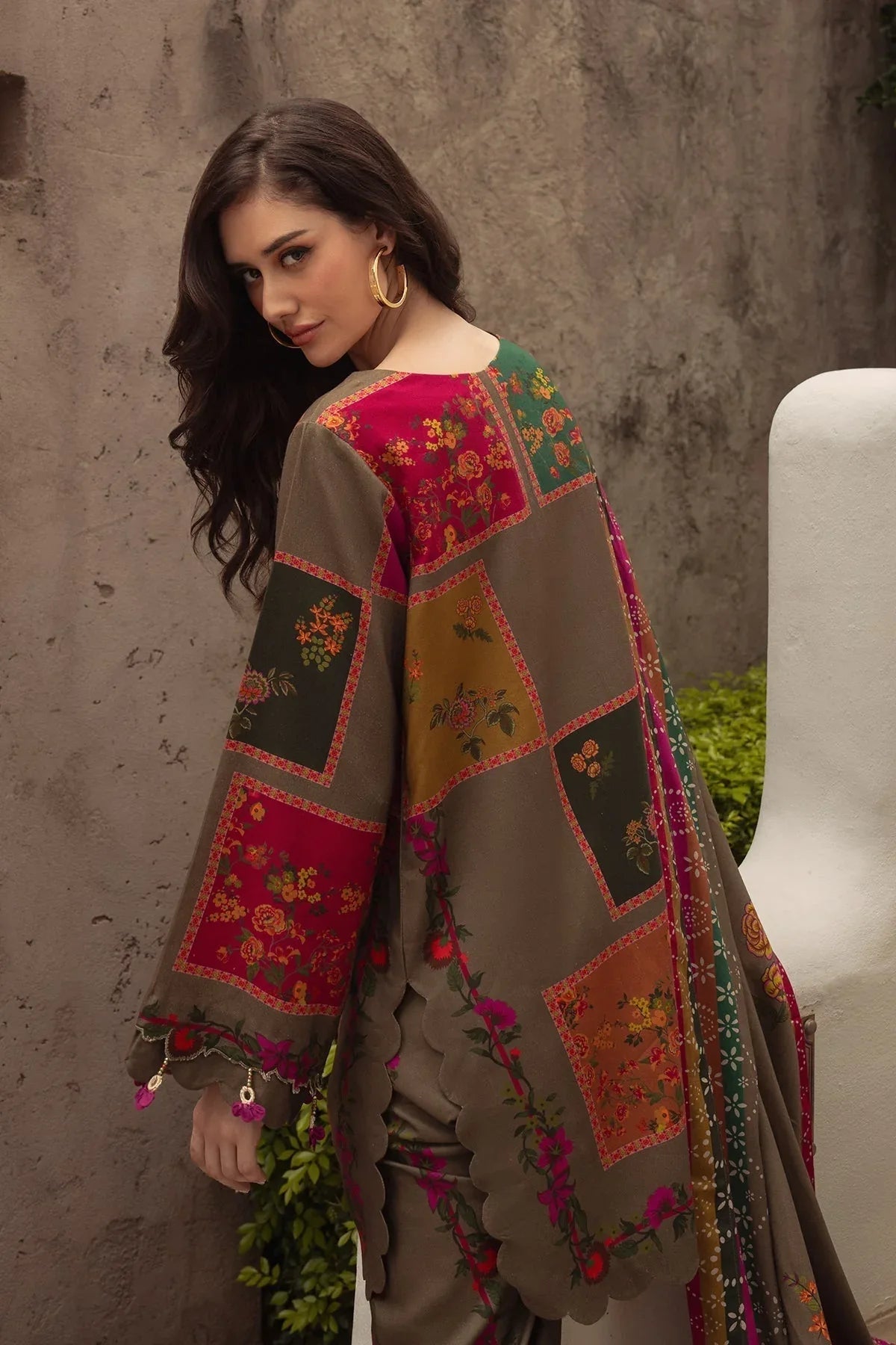 Charizma | C Prints Winter 25 |  3-PC Unstitched Printed Linen Collection CPW5-03 - Aqsa Fabrics