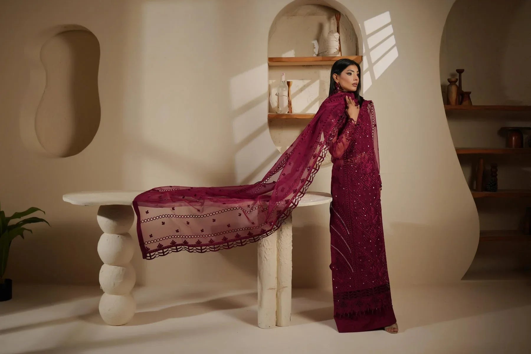 Maryams | Noir Luxe | IRELEEN-NOR-1401 - Aqsa Fabrics