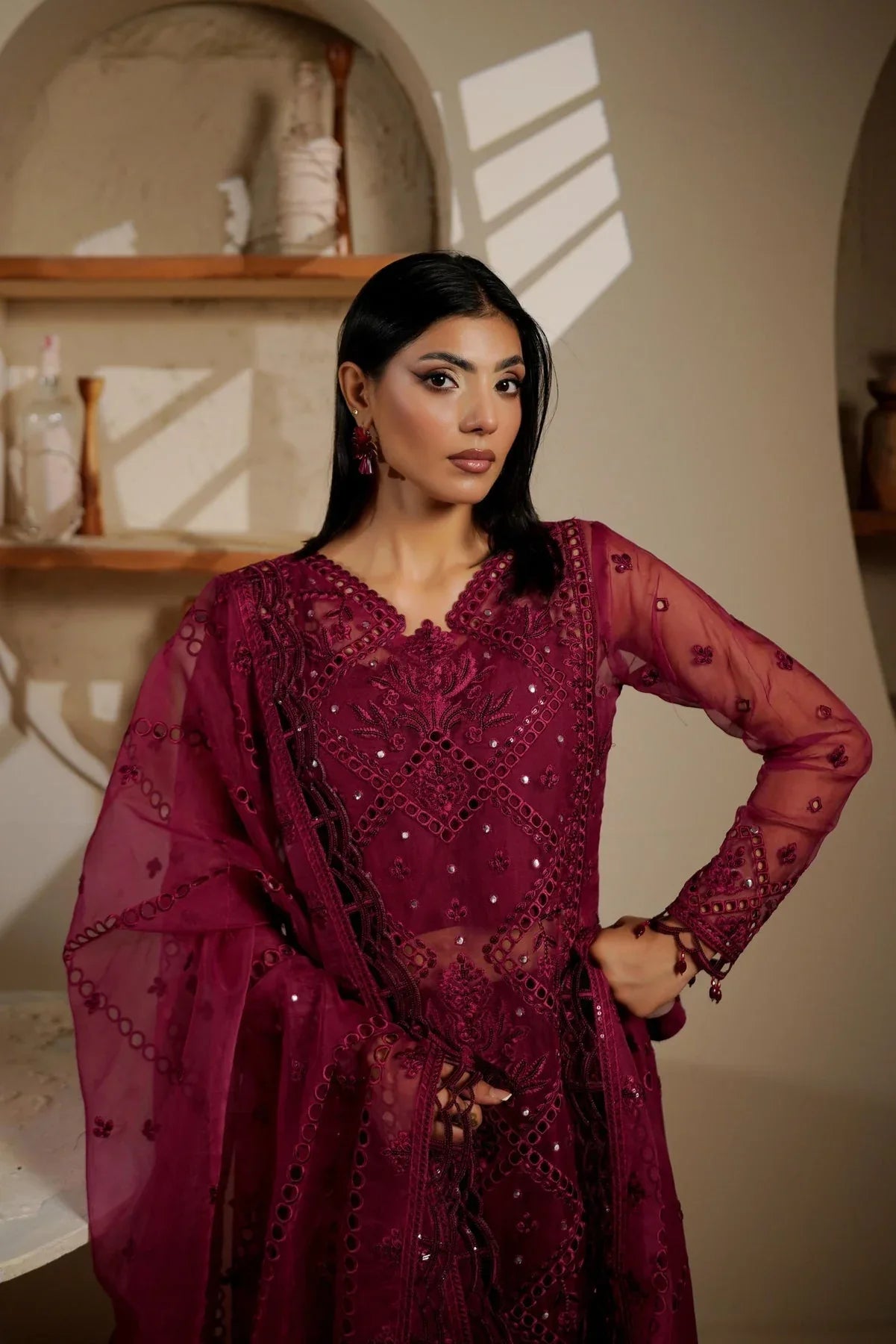 Maryams | Noir Luxe | IRELEEN-NOR-1401 - Aqsa Fabrics