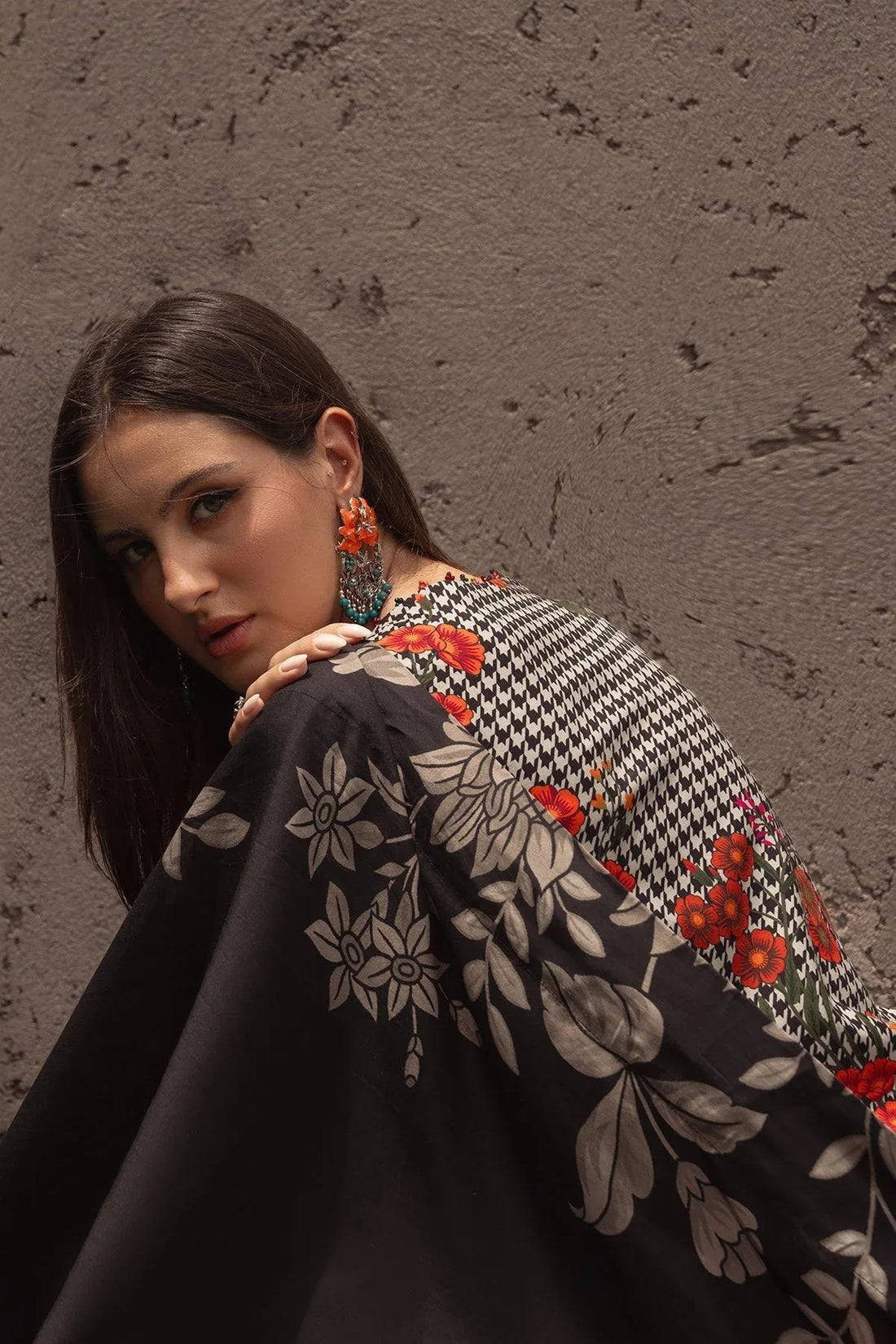 Charizma | C Prints Winter 25 | 3-PC Unstitched Printed Linen Collection CPW5-04 - Aqsa Fabrics