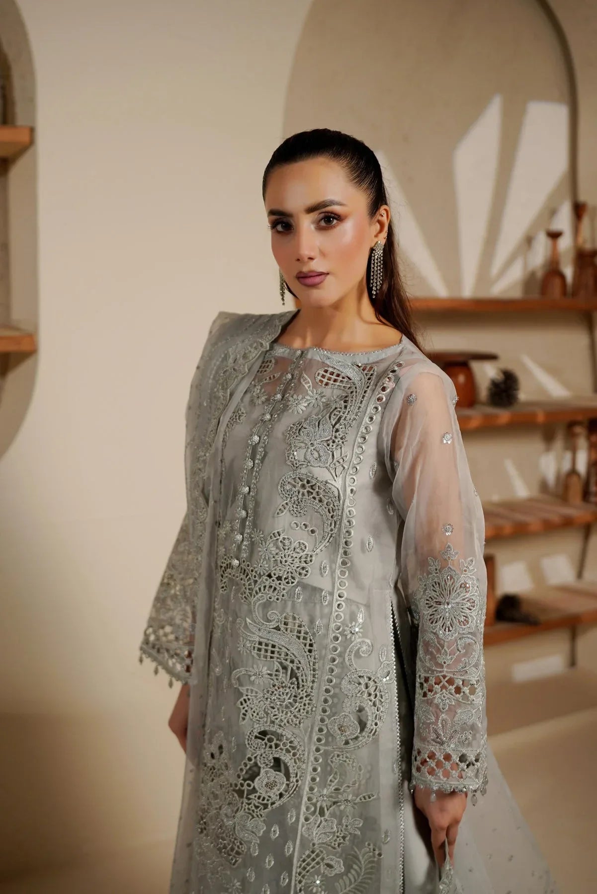 Maryams | Noir Luxe | SHELINA-NOR-1402 - Aqsa Fabrics