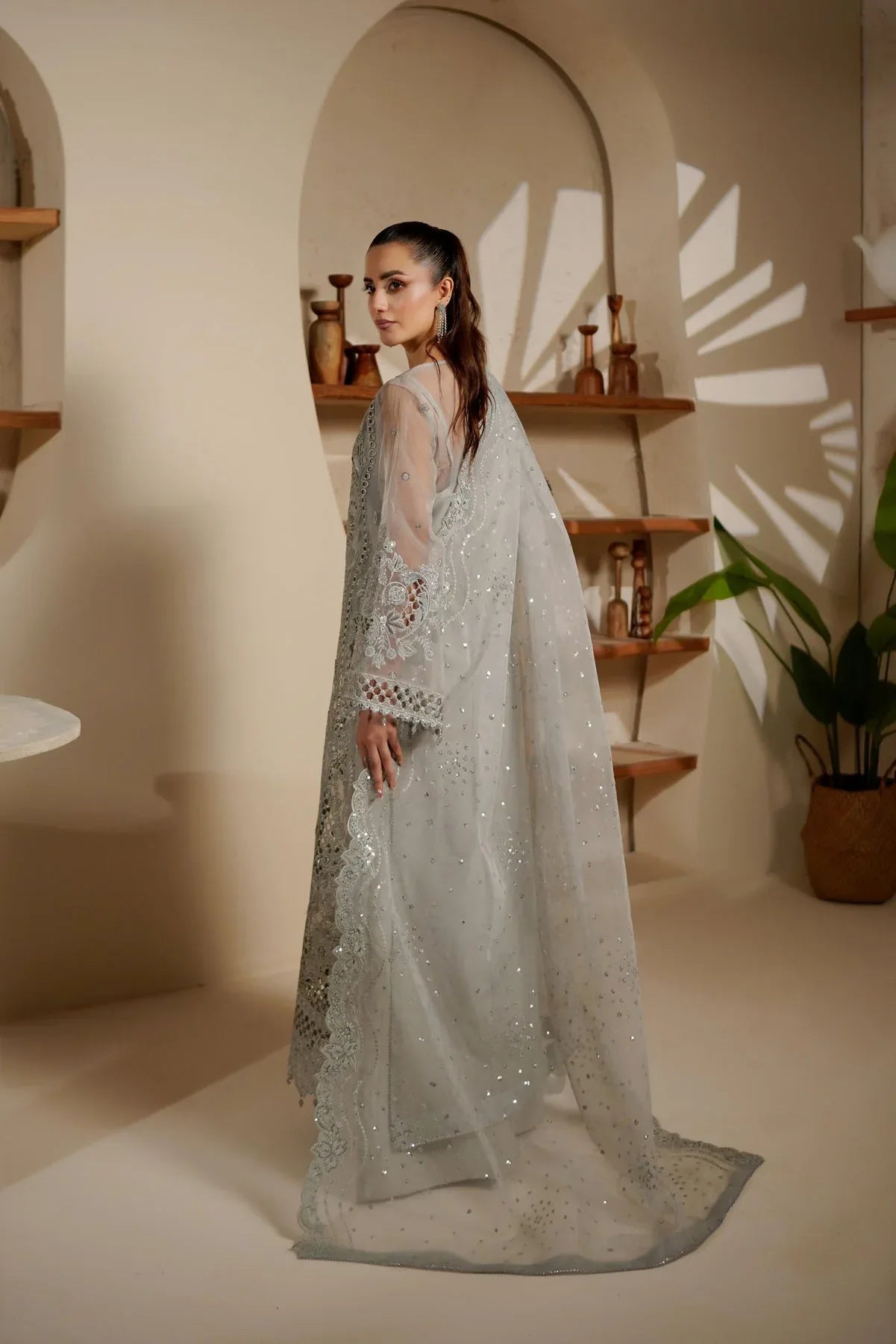 Maryams | Noir Luxe | SHELINA-NOR-1402 - Aqsa Fabrics
