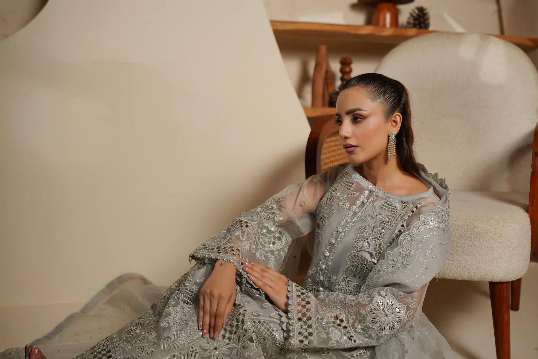 Maryams | Noir Luxe | SHELINA-NOR-1402 - Aqsa Fabrics