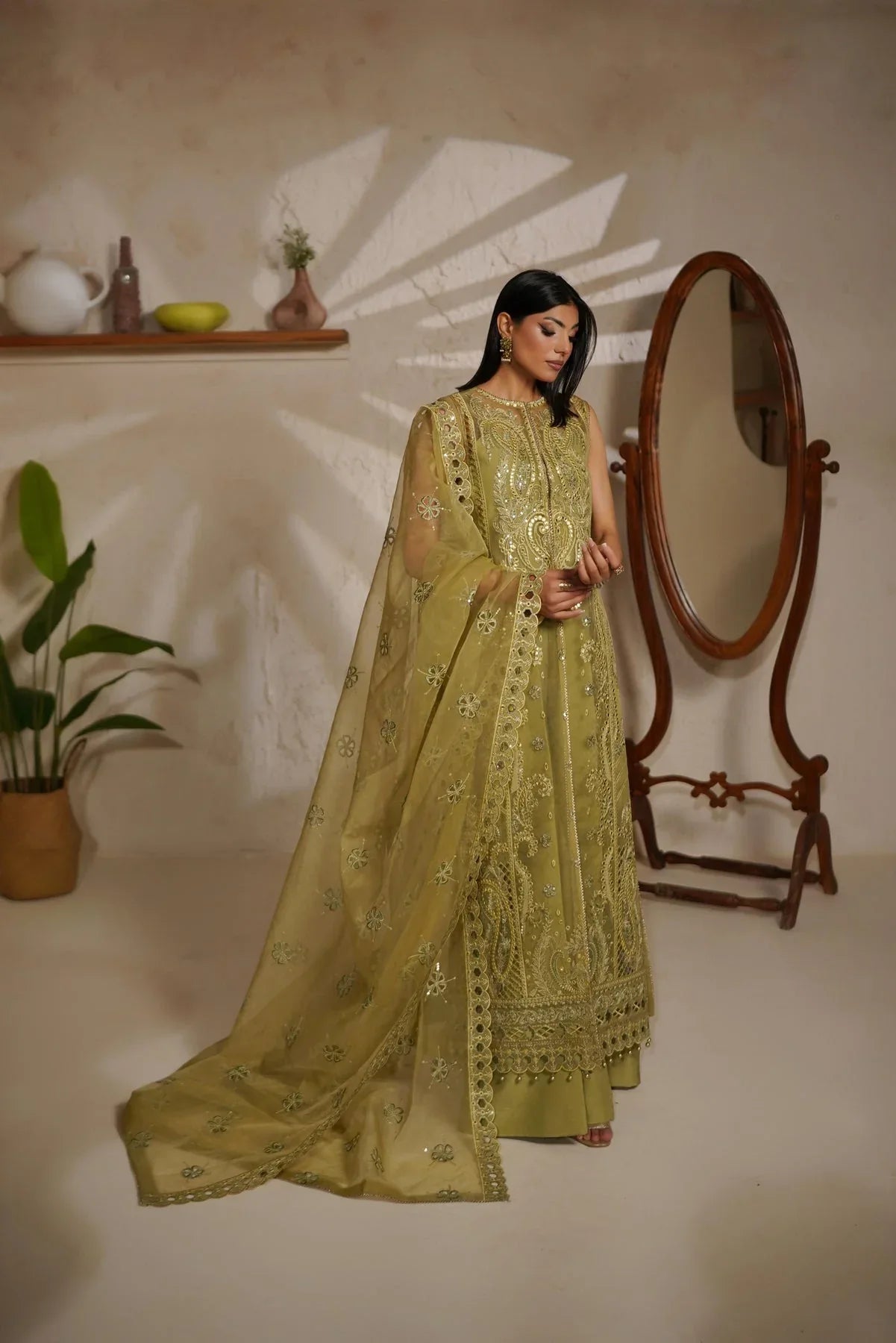 Maryams | Noir Luxe | GLORIANA-NOR-1406 - Aqsa Fabrics