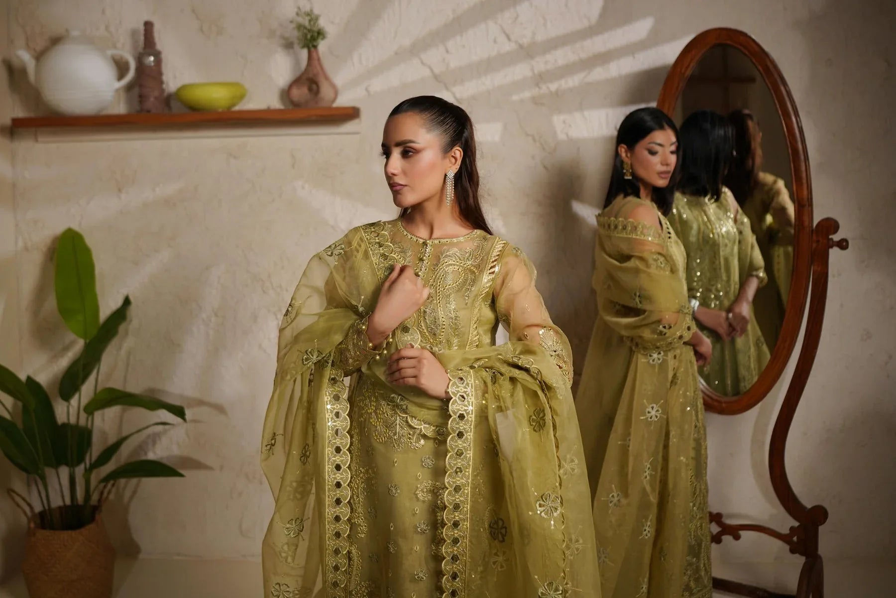 Maryams | Noir Luxe | GLORIANA-NOR-1406 - Aqsa Fabrics