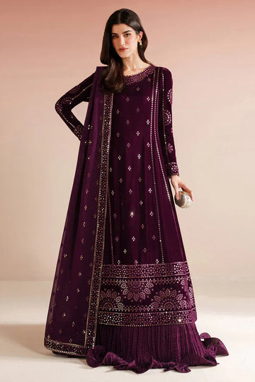 Jazmin | Velvet Vogue 25 | VVF D-1 - Aqsa Fabrics