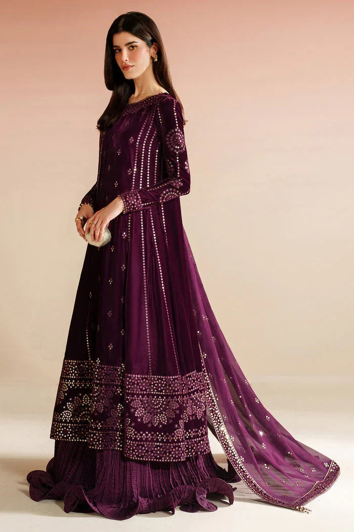 Jazmin | Velvet Vogue 25 | VVF D-1 - Aqsa Fabrics
