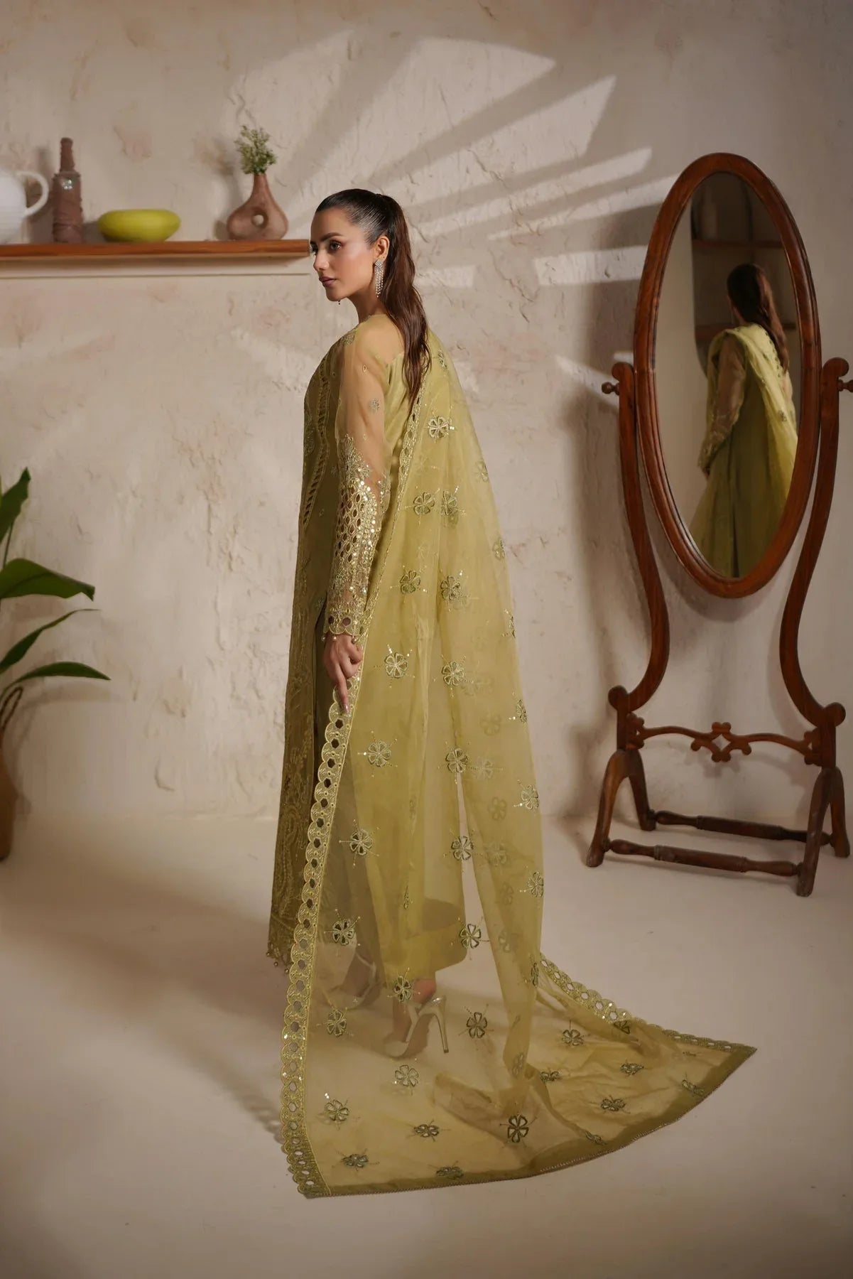 Maryams | Noir Luxe | GLORIANA-NOR-1406 - Aqsa Fabrics