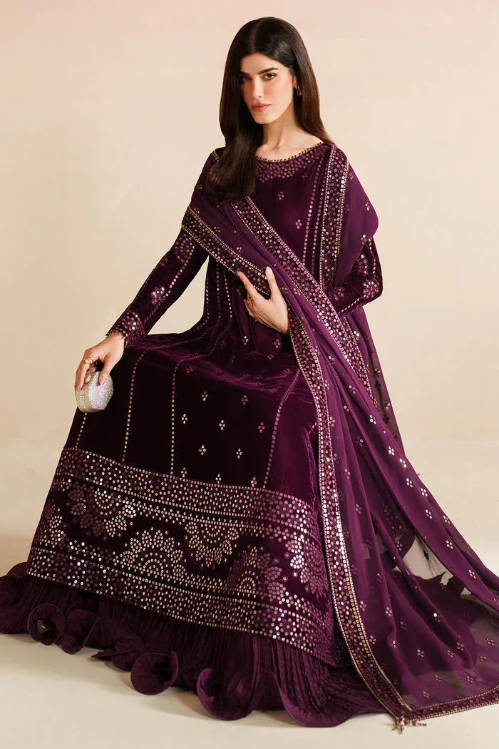 Jazmin | Velvet Vogue 25 | VVF D-1 - Aqsa Fabrics
