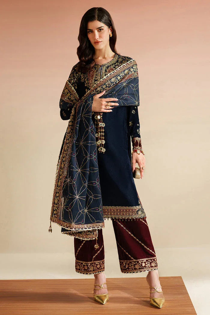 Jazmin | Velvet Vogue 25 | VVF D-7 - Aqsa Fabrics
